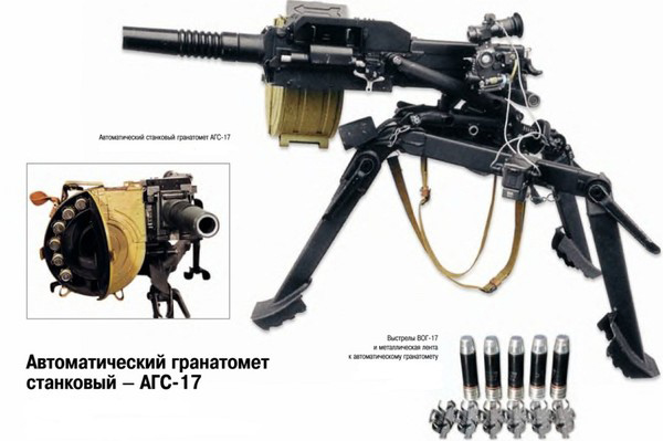 
		АГС-17 «Пламя» - автоматический гранатомет