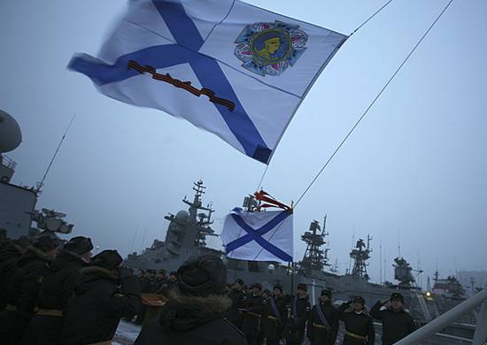 На крейсере «Варяг» поднят орденский флаг