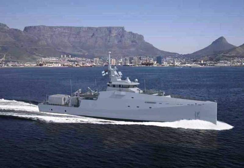 ВМС ЮАР заказали у группы Damen три патрульных корабля