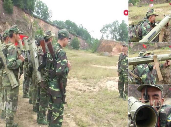 Вьетнамские бойцы высоко оценивают российский огнемет "Шмель"