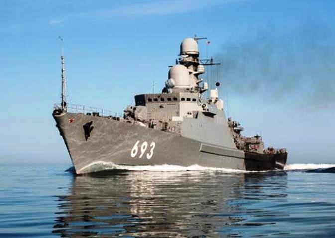 Ракетный корабль «Дагестан» выполнил стрельбы в Каспийском море