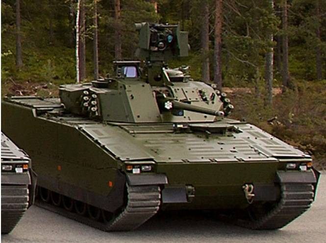 Новая командно-штабная машина CV90 STRILED норвежской армии