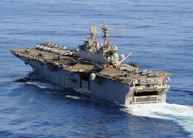 Группа десантных кораблей ВМС США вошла в Средиземное море