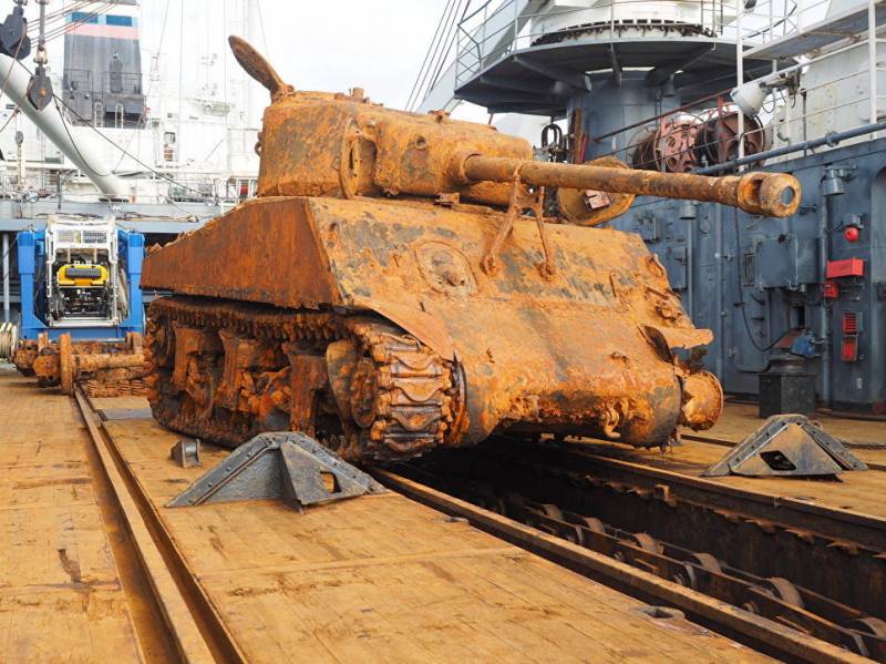 В Ленинградскую область «прибыл» американский танк «Шерман»