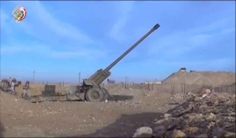 На Синайском полуострове задействованы пушки М-46