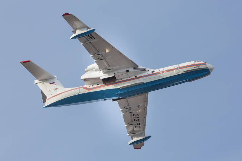В небо поднялся четвертый Бе-200ЧС самолет таганрогской сборки