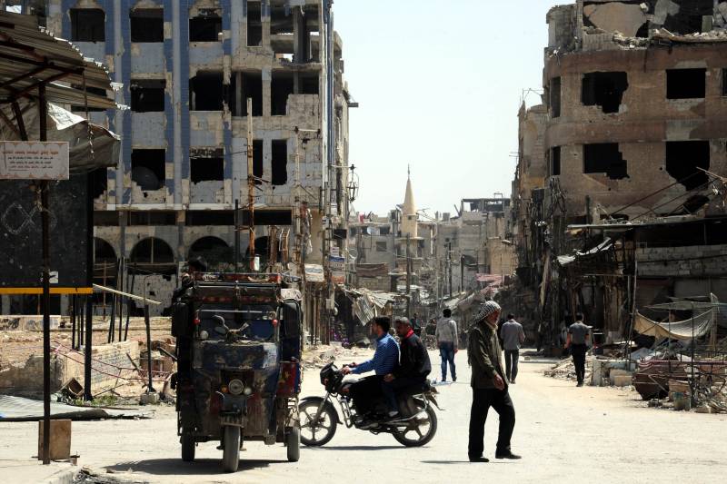 Ситуация в Сирии. ВКС РФ уничтожает террористов в провинции Дамаск