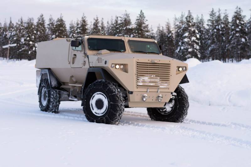 Финляндия представила новую бронемашину типа MRAP