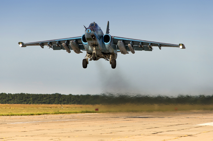Su-25: really & quot; Rook" so older. A PHOTO