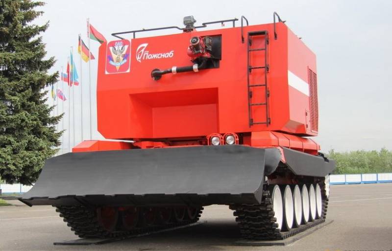 Казахстан закупает в Беларуси пожарные танки ГПМ-72