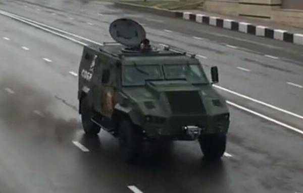 В Чечне показали бронеавтомобиль производства Иордании