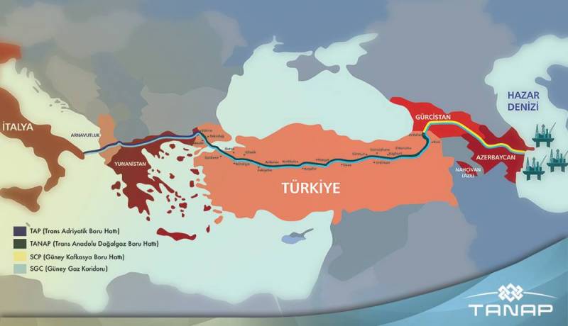 Азербайджан и Турция откроют газопровод в Европу. Прямой конкурент российскому