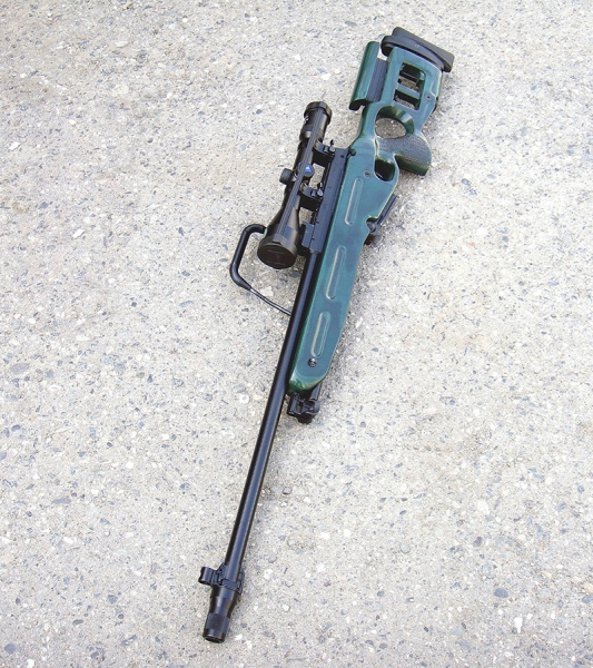 
		Calibre de cartouche SV-98 pour fusil de sniper 7,62 millimètre