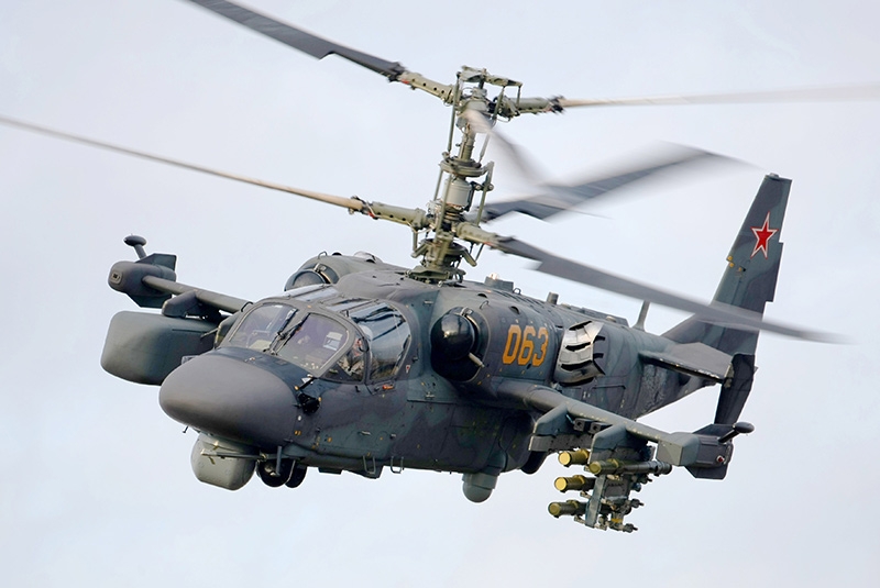  Ka-52 Alligator Weapon. Speed. Engine. dimensions. story