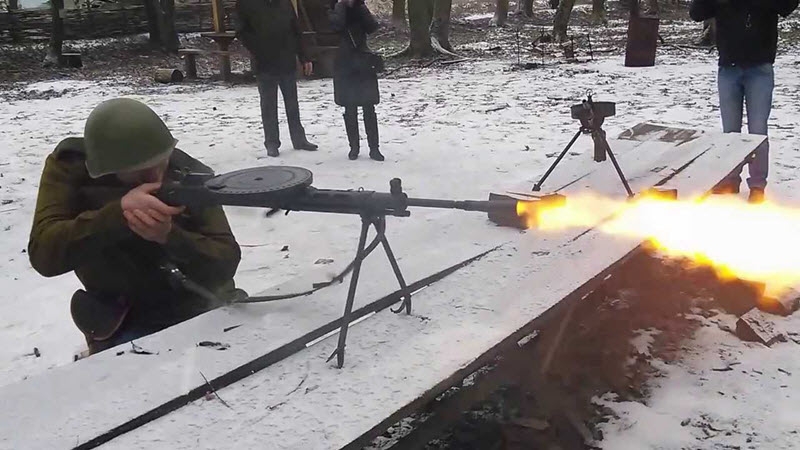
		Ручной пулемет Дегтярева ДП-27 патрон калибр 7,62 мм
