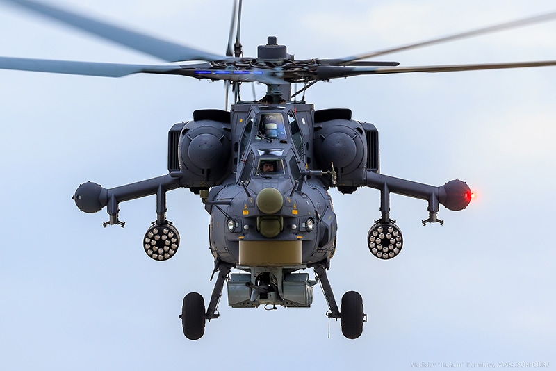 Cazador nocturno Mi-28N. Velocidad. Motor. Dimensiones. Historia