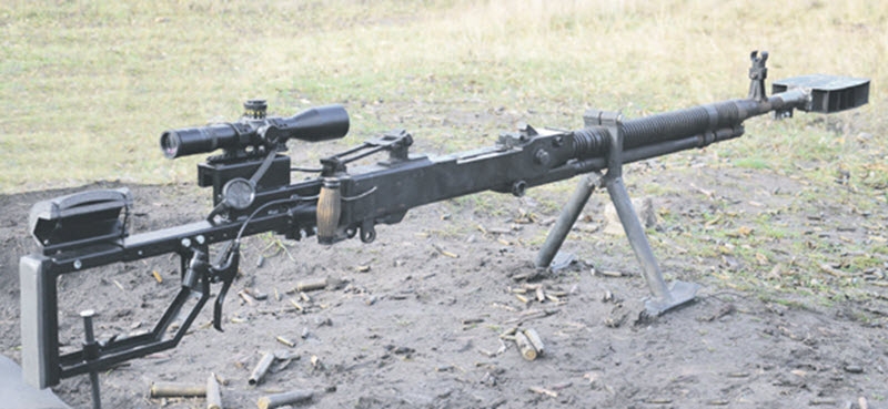 
		Пулемет ДШК патрон калибр 12,7 мм, Скорострельность