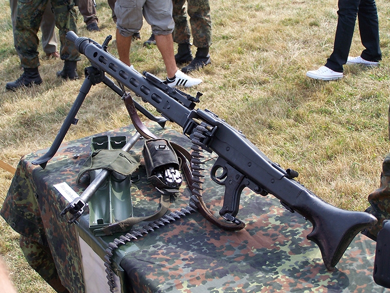 
		German MG3 machine gun cartridge caliber 7.62 mm