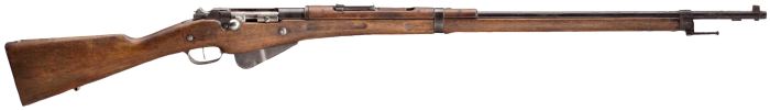 
		Rifles y carabinas calibre de cartucho Berthier 8 milímetro