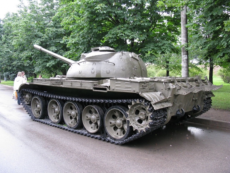  坦克 T-55 TTX, 视频, 一张照片, 速度, 盔甲