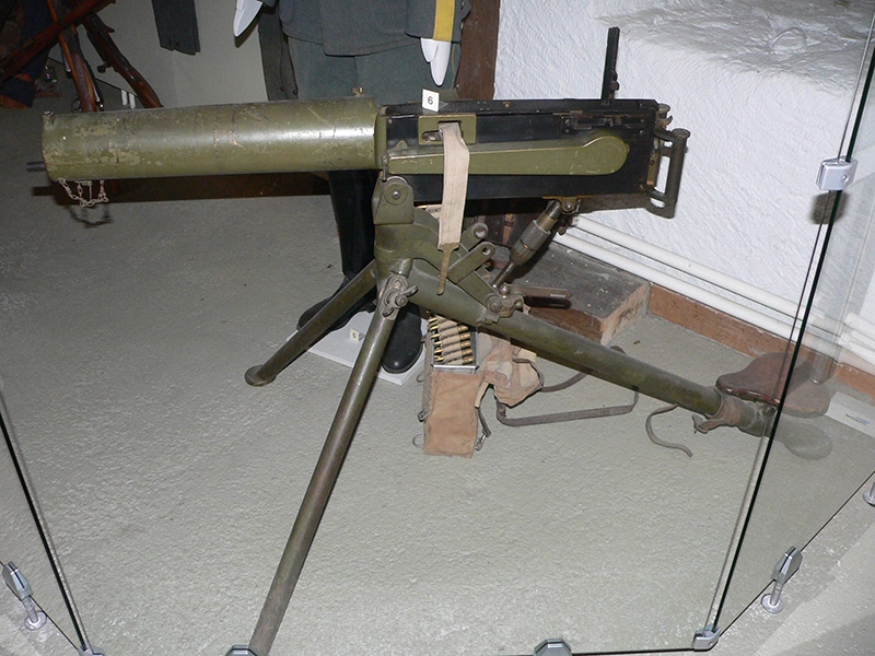 
		Maxim machine gun caliber cartridge 7,62 mm
