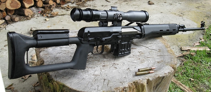  Снайперская винтовка Драгунова СВД патрон калибр 7,62 мм