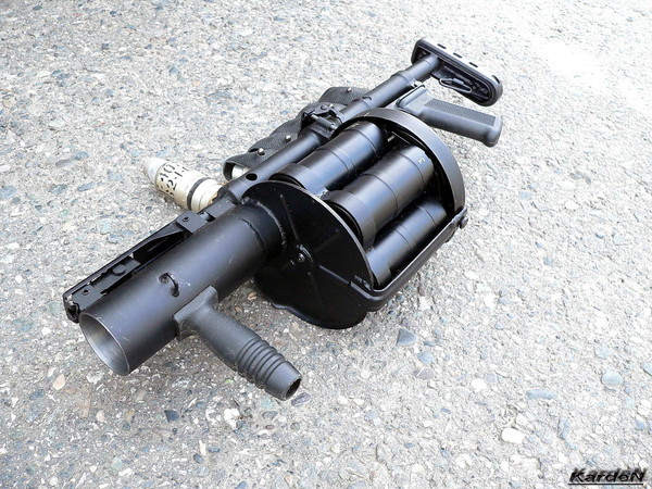 RG-6“侏儒” (6G30) - 手动左轮手枪榴弹发射器