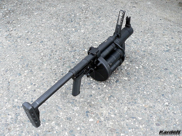  RG-6“侏儒” (6G30) - 手动左轮手枪榴弹发射器