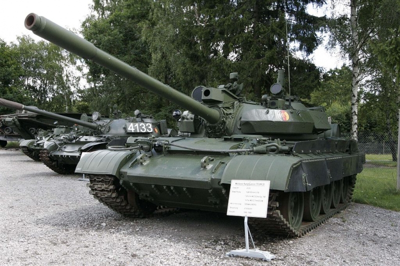  坦克 T-55 TTX, 视频, 一张照片, 速度, 盔甲