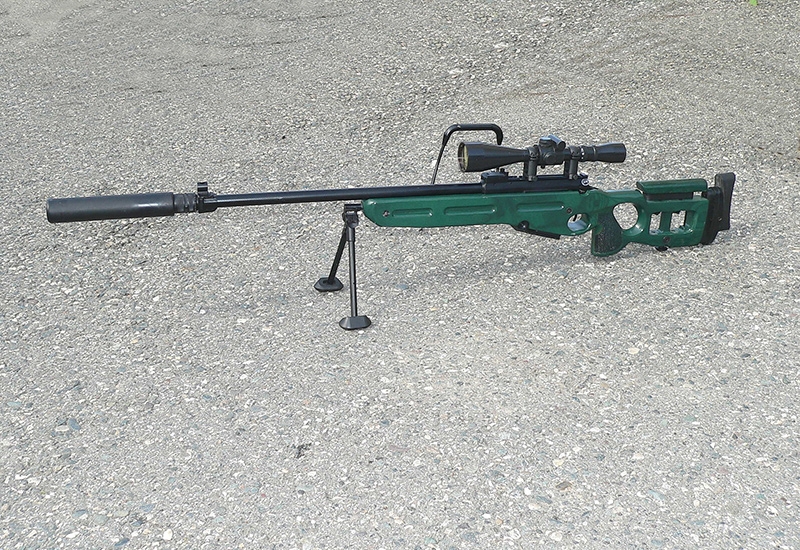 
		Rifle de francotirador calibre cartucho SV-98 7,62 milímetro