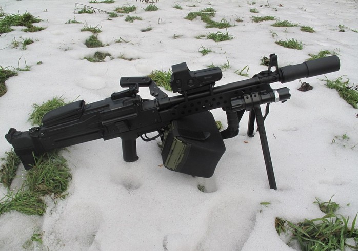 
		PKP Pecheneg machine gun caliber cartridge 7,62 mm