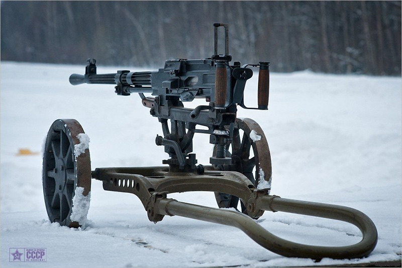 
		Goryunov easel machine gun SG-43 caliber cartridge 7,62 mm