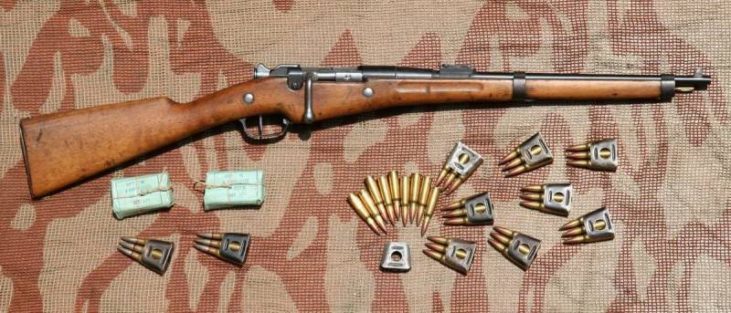 
		Berthier rifles and carbines caliber cartridge 8 mm