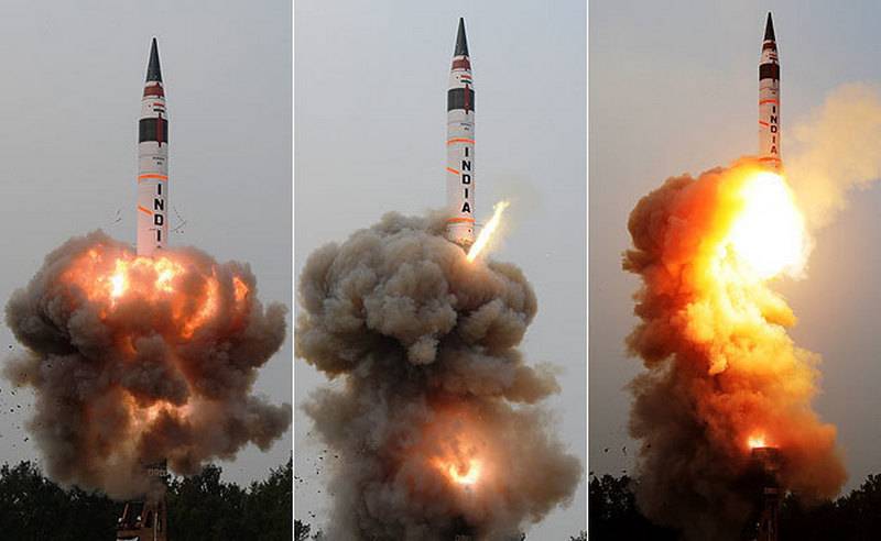Минобороны Индии заявило об успешном испытании МБР Agni-5