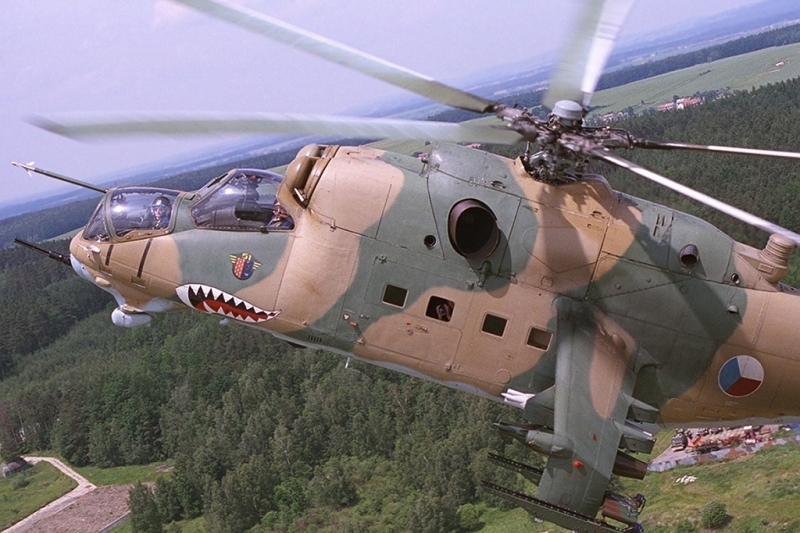  Velocidad Mi-24. Motor. Dimensiones. Historia. rango de vuelo