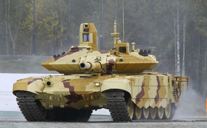 Tanque T-90MS Motor. El peso. Dimensiones. Armadura. Historia