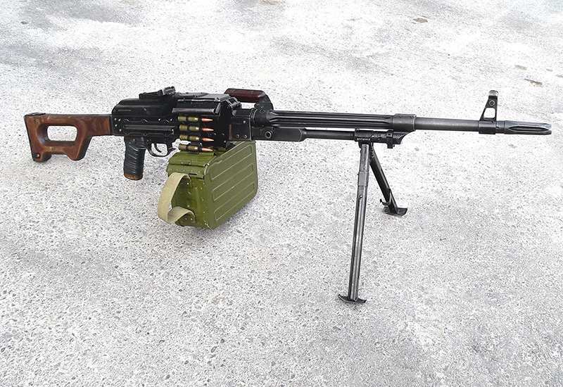 
		Machine gun Kalashnikov PC and PCM caliber cartridge 7,62 mm