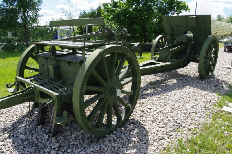 Artillería, gran calibre: 122-muestra de obús mm 1910/30 años. 