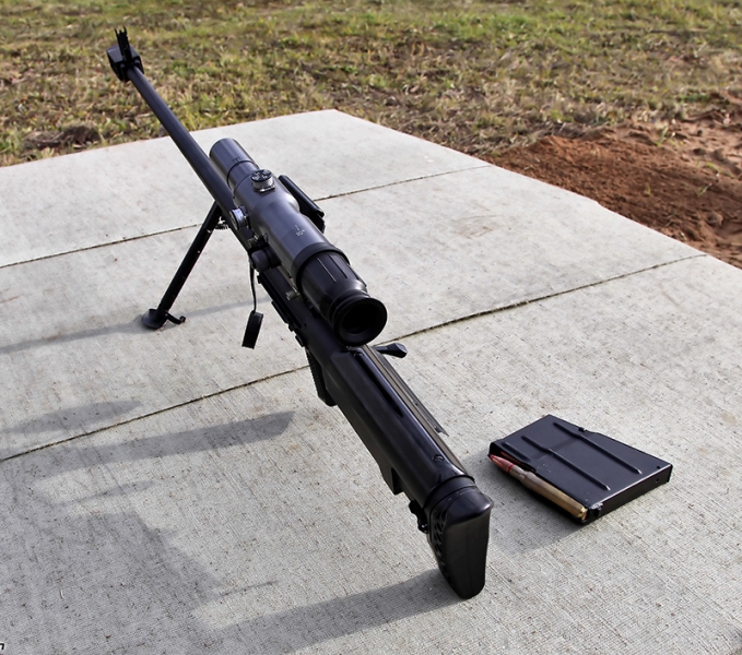 
		Sniper rifle cartridge caliber KAFP Cord 12,7 mm