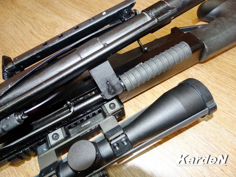 
		SALT sniper rifle 96 caliber cartridge 12,7 mm