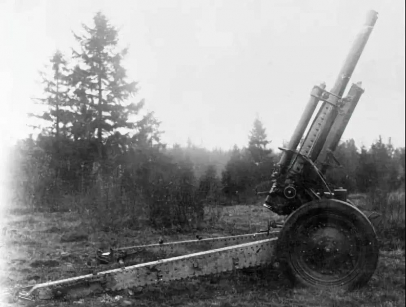Artillerie, gros calibre: 122-mm obusier M-30 échantillon 1938 de l'année 