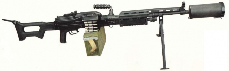 
		AEK-999机枪 «獾» 弹药筒口径 7,62 毫米