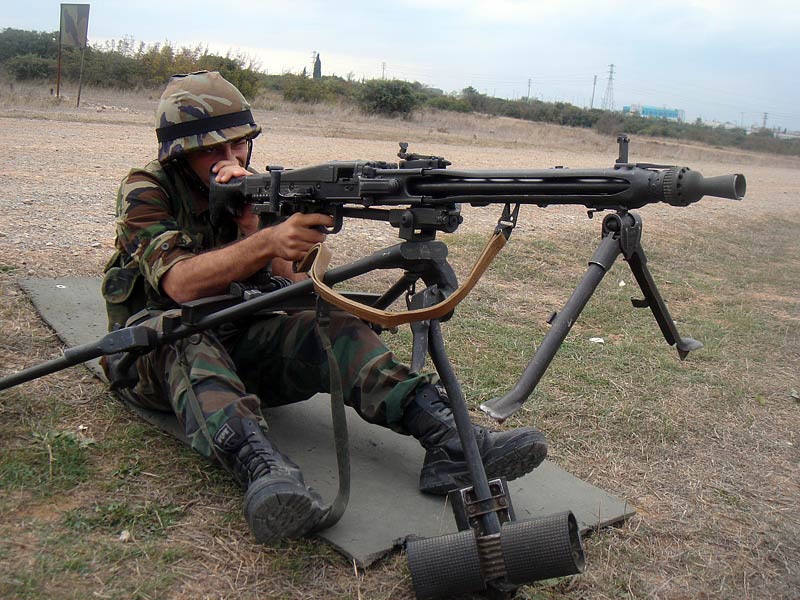 
		Cartucho de ametralladora alemana MG3 calibre 7,62 mm