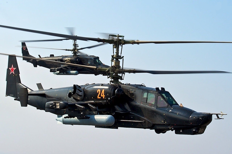 Kamov Ka-50Sh helicopter - development history, photos, technical data