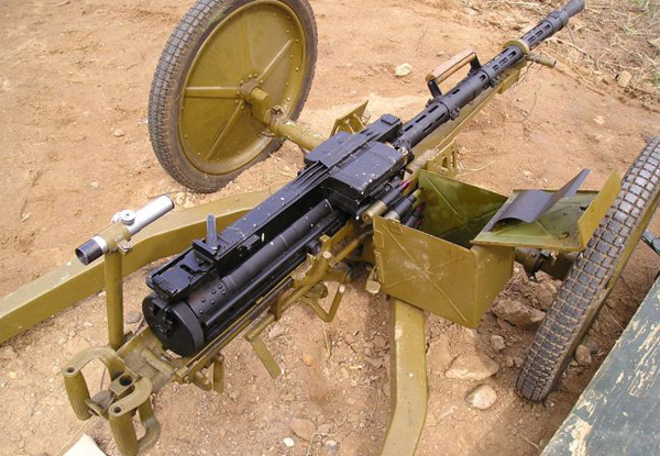 
		Vladimirov KPV machine gun caliber cartridge 14.5mm