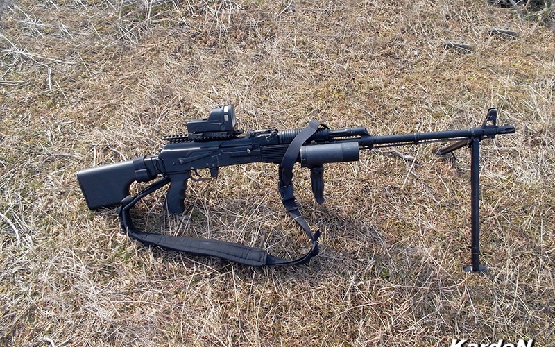 
		Calibre de cartucho de ametralladora ligera Kalashnikov RPK-74 5,45 milímetro