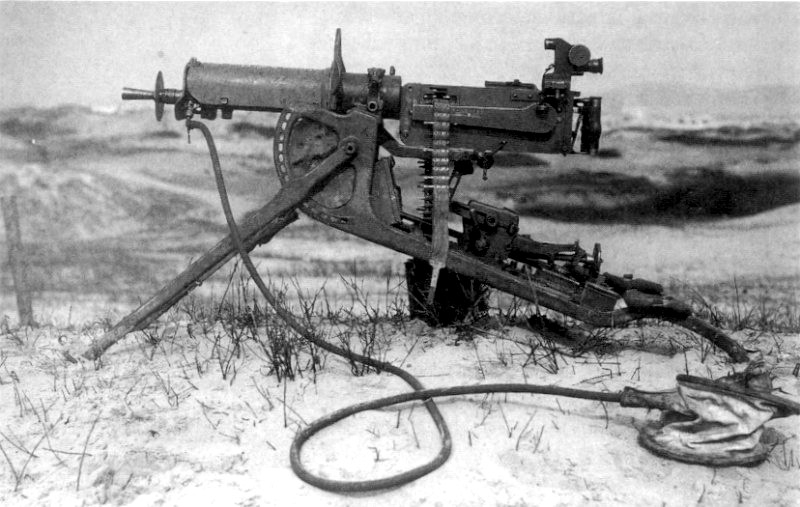
		Ametralladora calibre de cartucho Maxim 7,62 milímetro