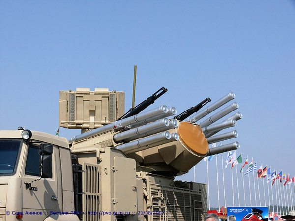 
		ЗРПК «Панцирь-С1» (96К6) - зенитный ракетно-пушечный комплекс