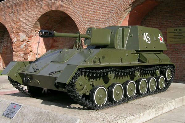 
		AGUA SALUDABLE-76M - instalación de artillería autopropulsada de la Gran Guerra Patria