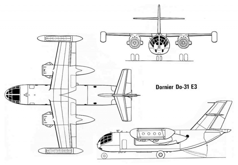 Dornier Do.31: transport VTOL 